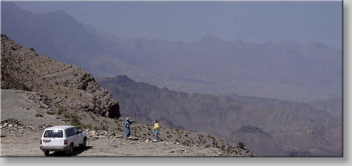 crossing the Hajar al-Gharbi - at Bilad Sayt