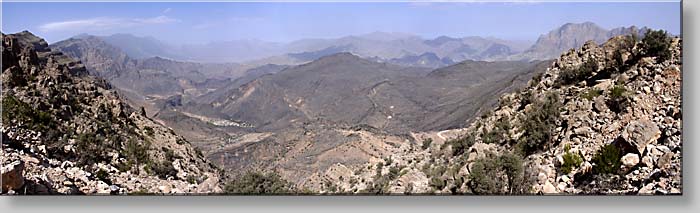 panoramic view close to Bilad Sayt - click to enl