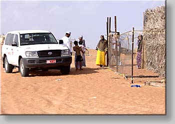 visiting Bedouin at Ramlat al-Wahiba - Wahiba Sands